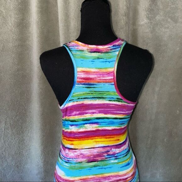 🆕 LOVE Bodycon racerback style tank dress sz M - Picture 3 of 6